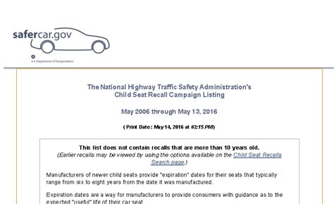 Follow NHTSA’s car seat recommendations based on your child’s age and size. Find and compare car seats and ease-of-use-ratings using NHTSA’s Car Seat Finder. Install your car seat correctly. Understand the parts and tips used for installation. Follow our detailed car seat installation instructions and videos.